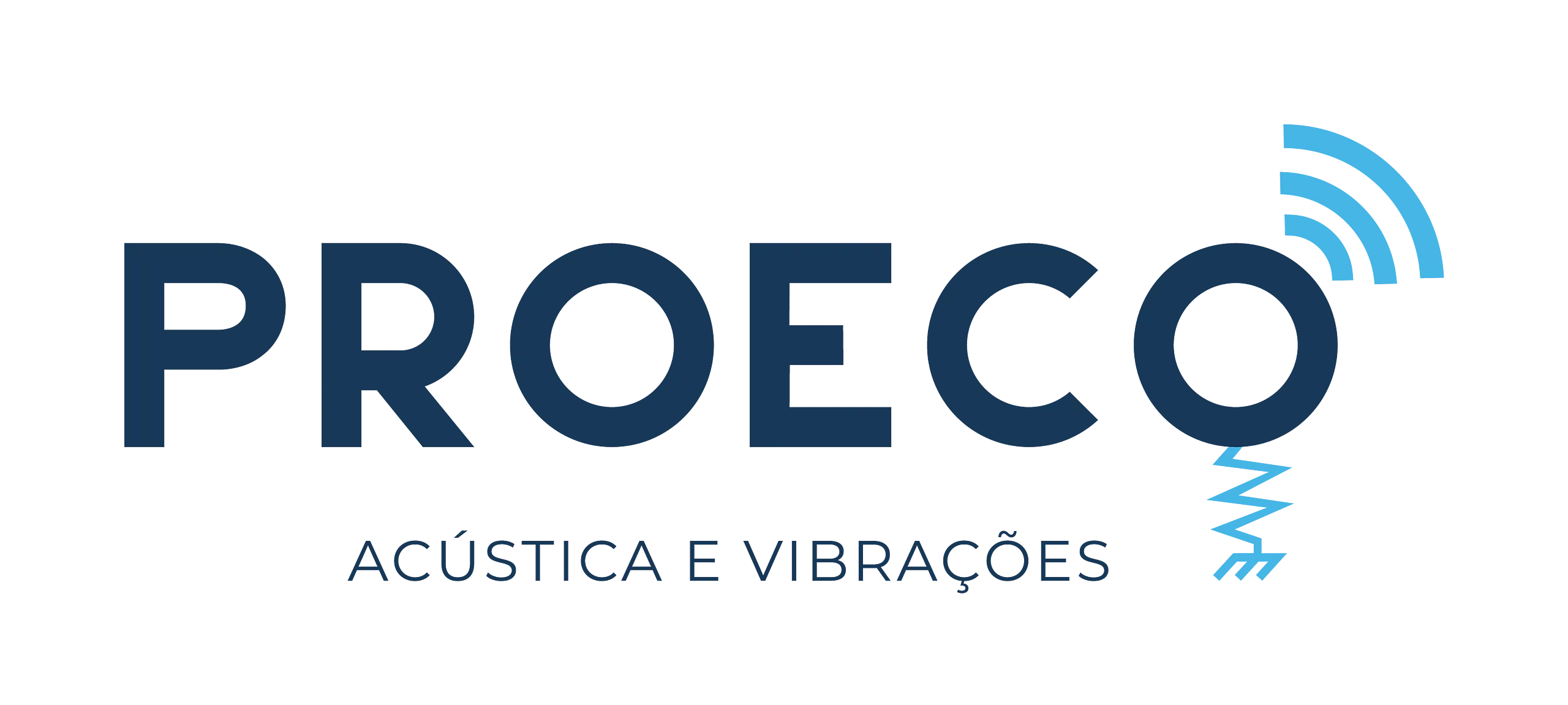 Logo da ProEco, empresa especializada em projetos acústicos e consultoria