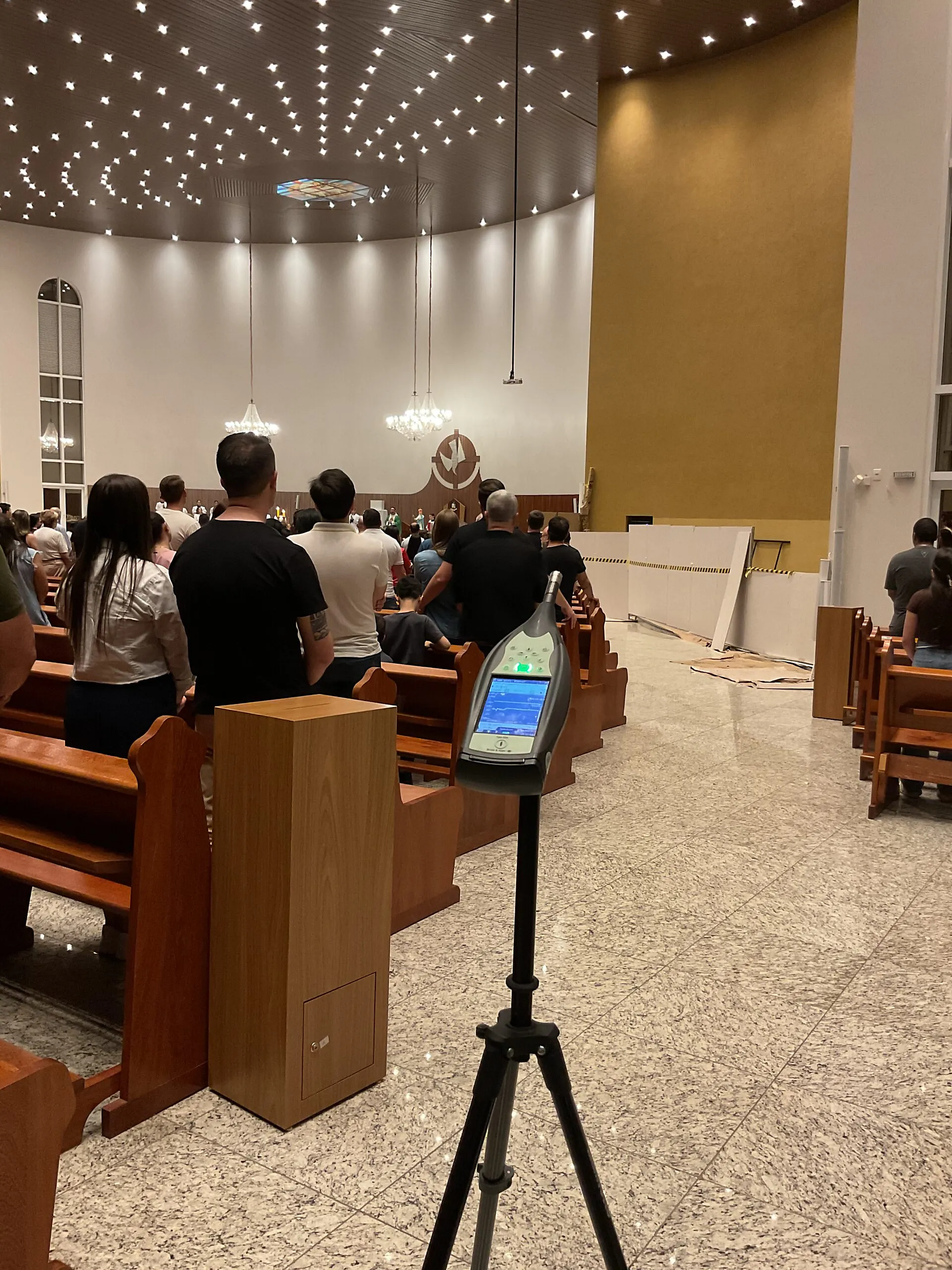 Projeto acústico da Igreja Católica Catedral de Guarapuava,PR